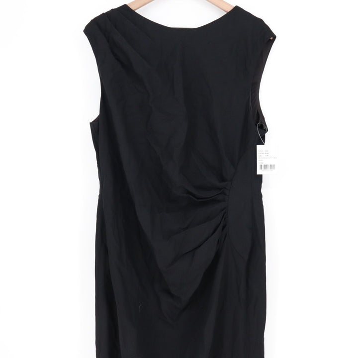 After Six Sleeveless Cap Shoulder Crepe Maxi Dress Trumpet Skirt In Black