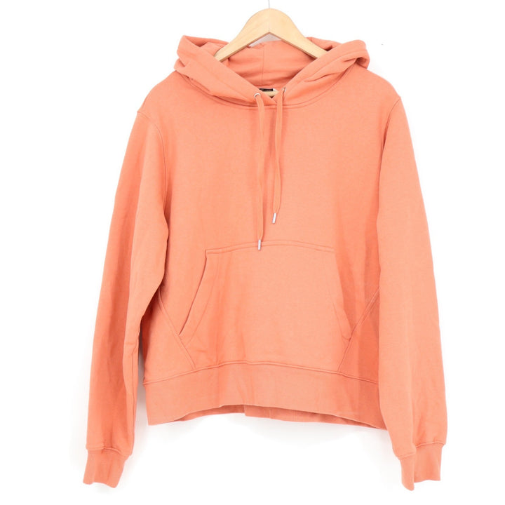 DSG Womens Pullover Hoodie Coral Orange Long Sleeve Kangaroo Pocket Size L