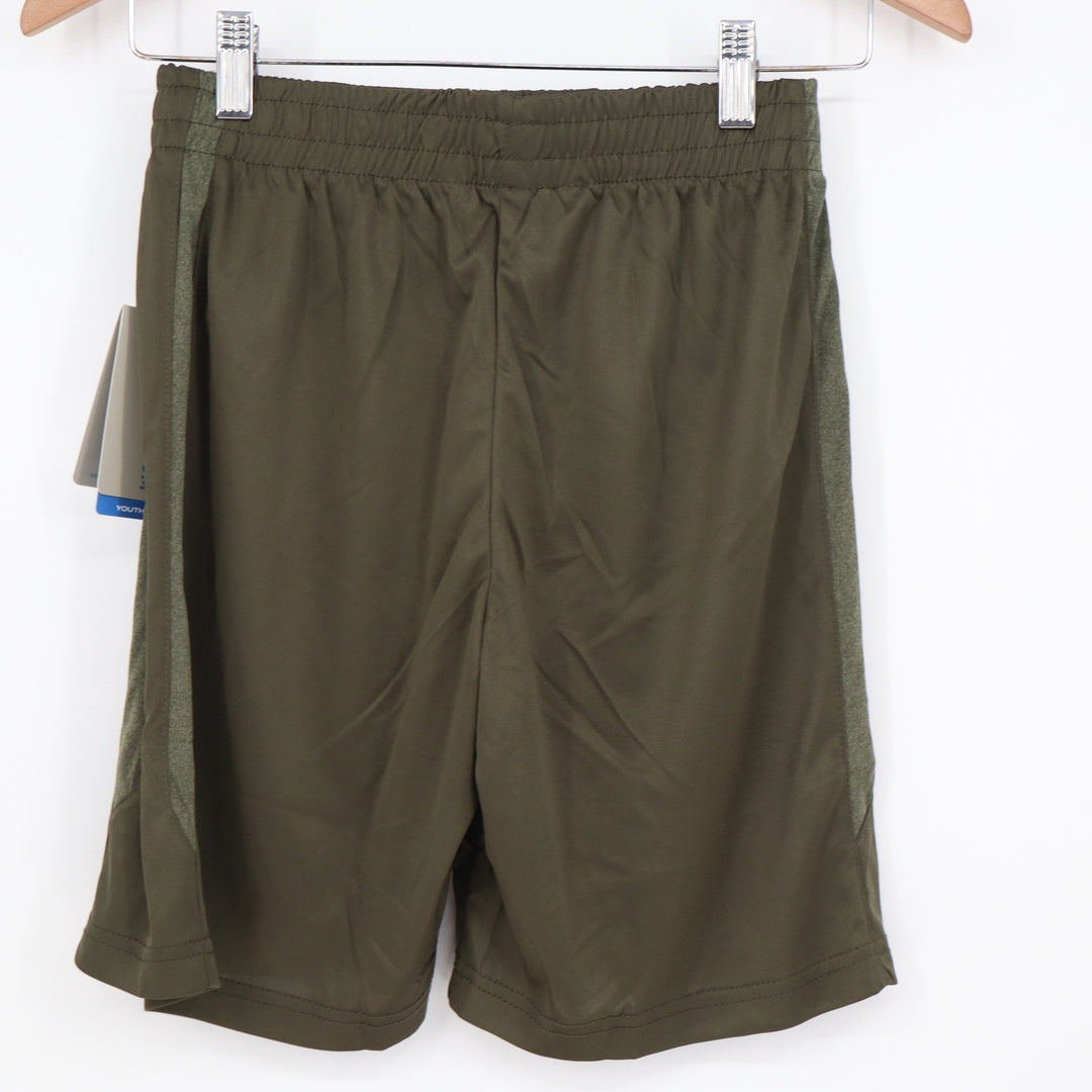 Colosseum Youth Boys Olive Green Athletic Active Shorts Medium RCABS40551 NWT