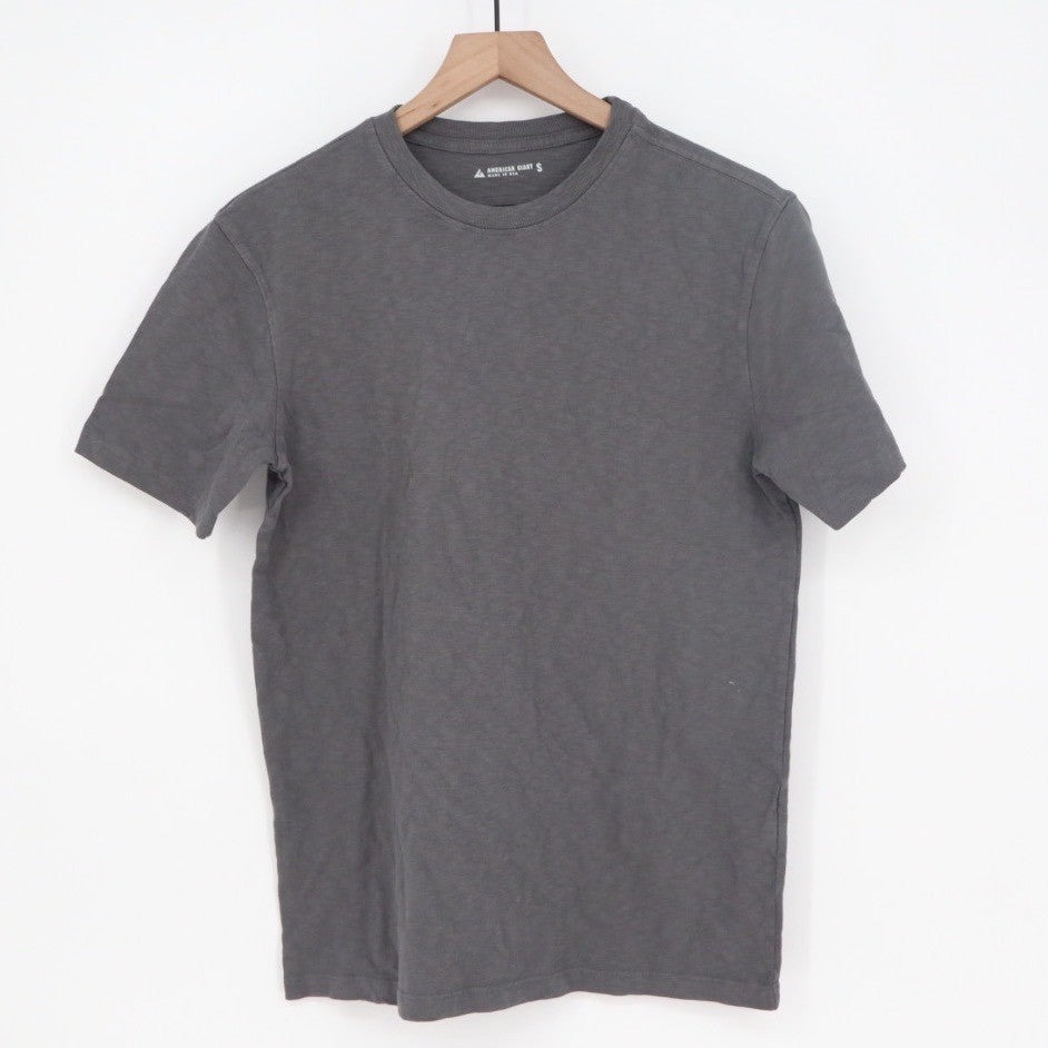 American Giant Mens Premium Slub Crew Tee Size S Made In USA