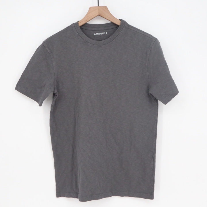 American Giant Mens Premium Slub Crew Tee Size S Made In USA
