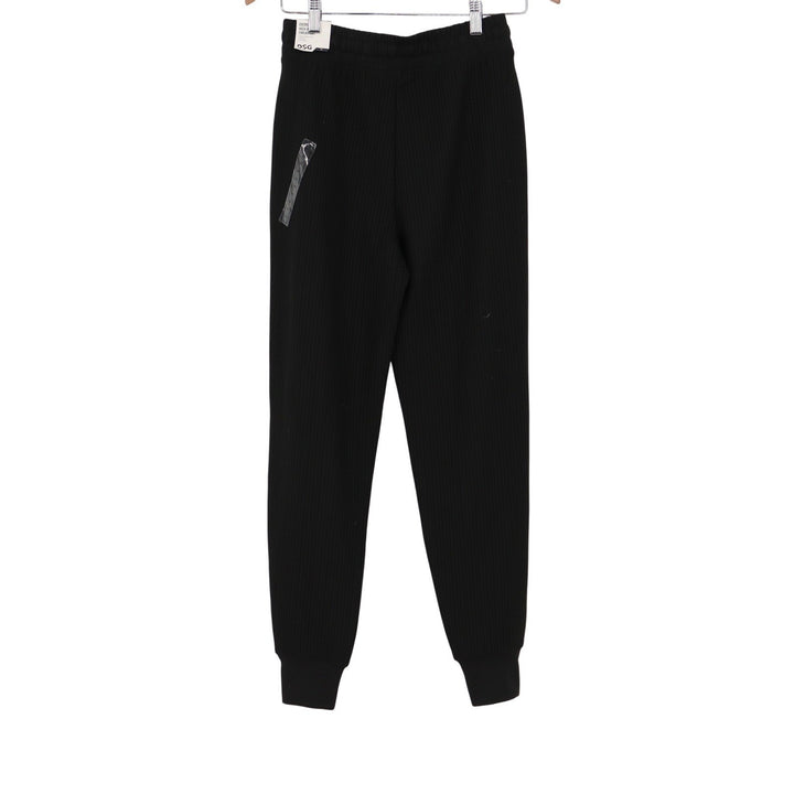 DSG So Soft Ottoman Jogger Womens XS Pure Black Ribbed Tapered Sweatpants