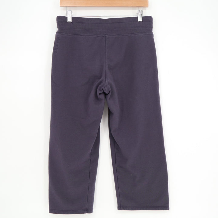 Calvin Klein Performance Crop Sweatpants Womens S Purple Side Pockets Drawstring