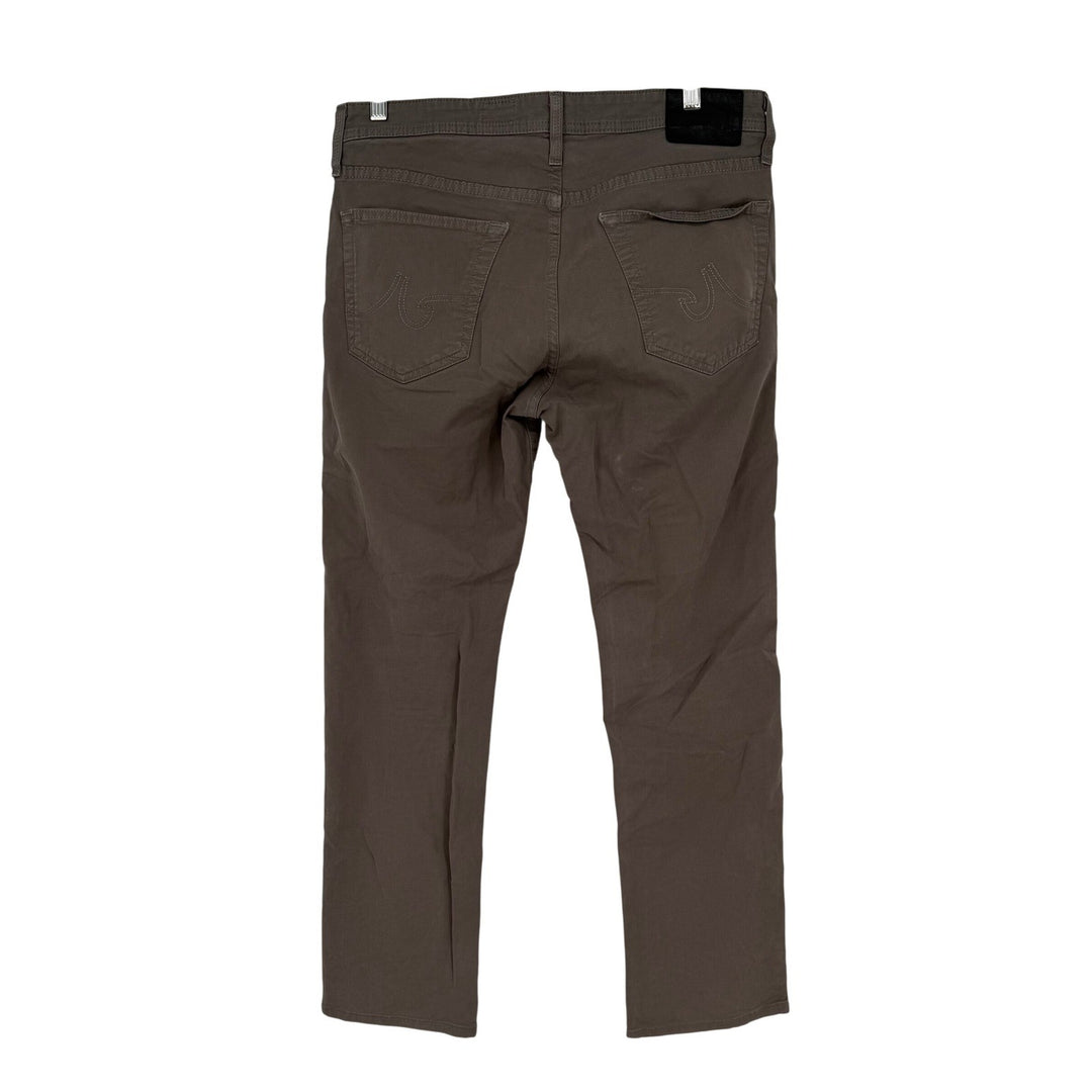 AG Adriano Goldschmied The Matchbox Slim Straight Pants Taupe Men Size 32
