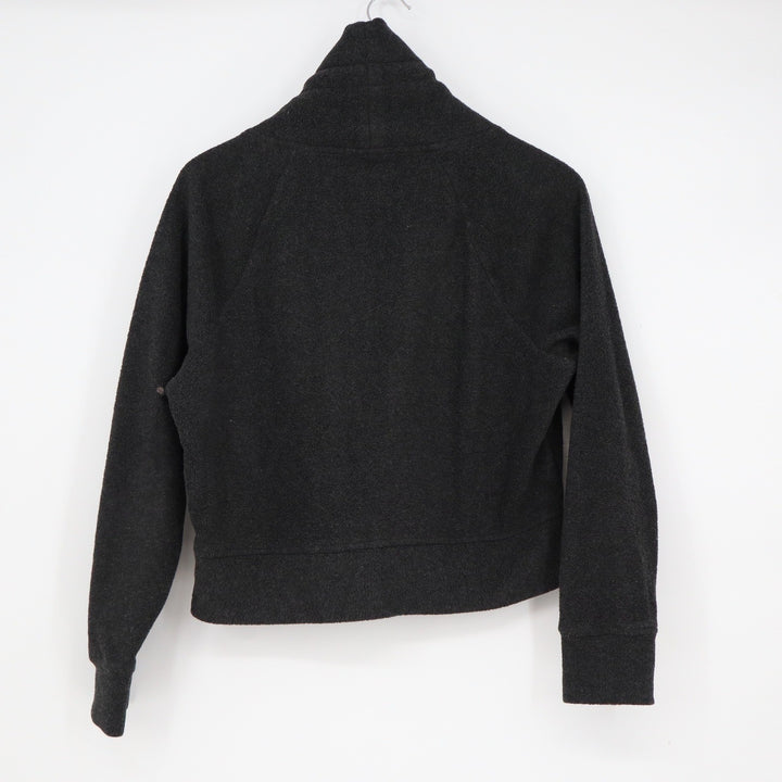 Old Navy Go-Warm Fleece Funnel Neck Pullover Sweatshirt Gray XS
