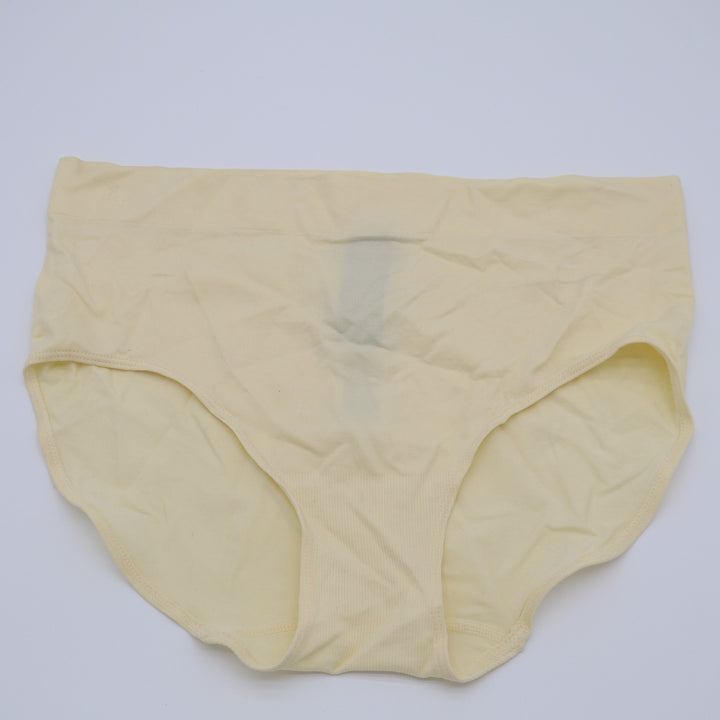 Lauren Ralph Lauren Brief Panty Womens Medium Cream Stretch Seamless Underwear