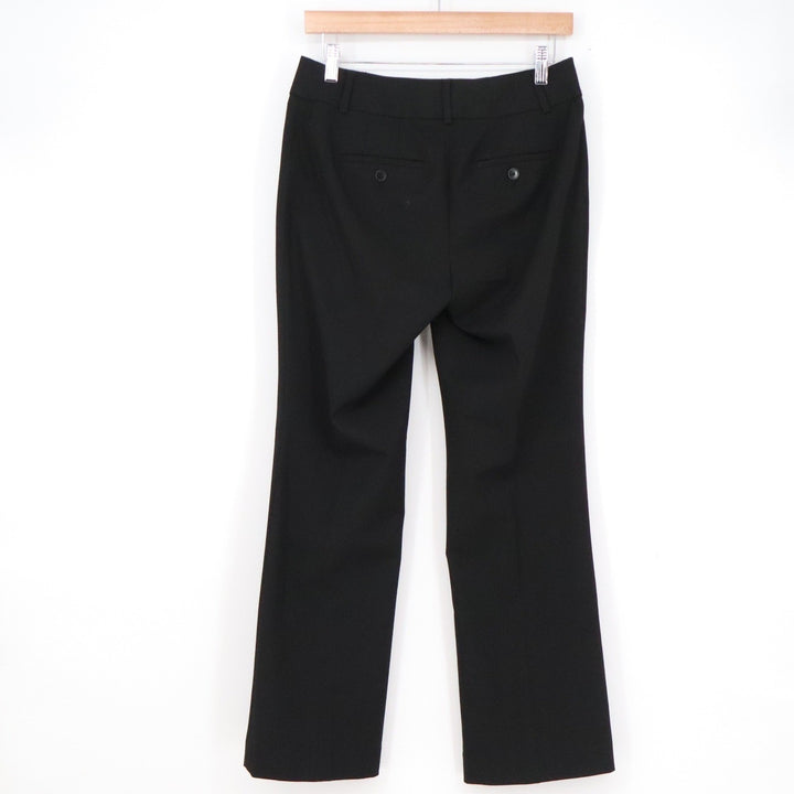 Ann Taylor LOFT Julie Trouser Black Straight Leg Dress Pants Petite 2P