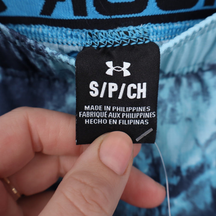 Under Armour Mens Vanish Woven 6in Prnt Sts Shorts Blue Tie Dye Small NWT