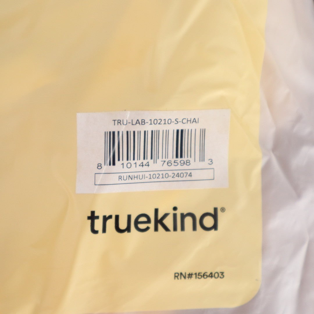 Truekind Supportive Comfort Wireless Shaping Bra Small Chai Sweetheart Neckline