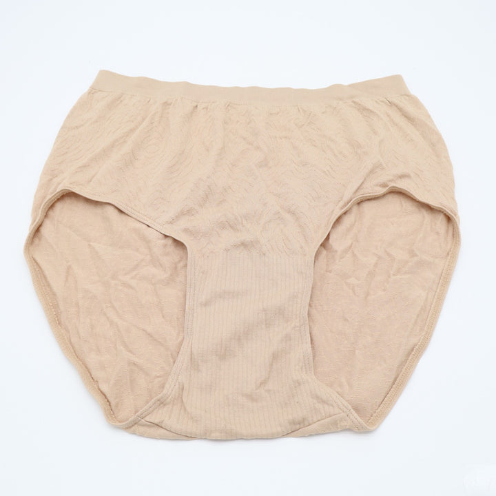 Bali Comfort Revolution Microfiber Brief Panty Womens 10/11 Nude Full Coverage
