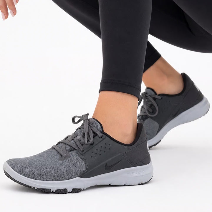 Nike Flex Trainer 8 Womens Grey Gunsmoke Training Shoes Size 8W