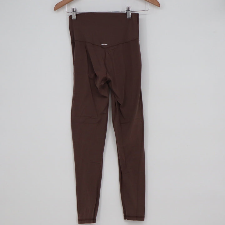 Aerie Chill Play Move Brown High Waisted Leggings Medium V-Seam Full Length