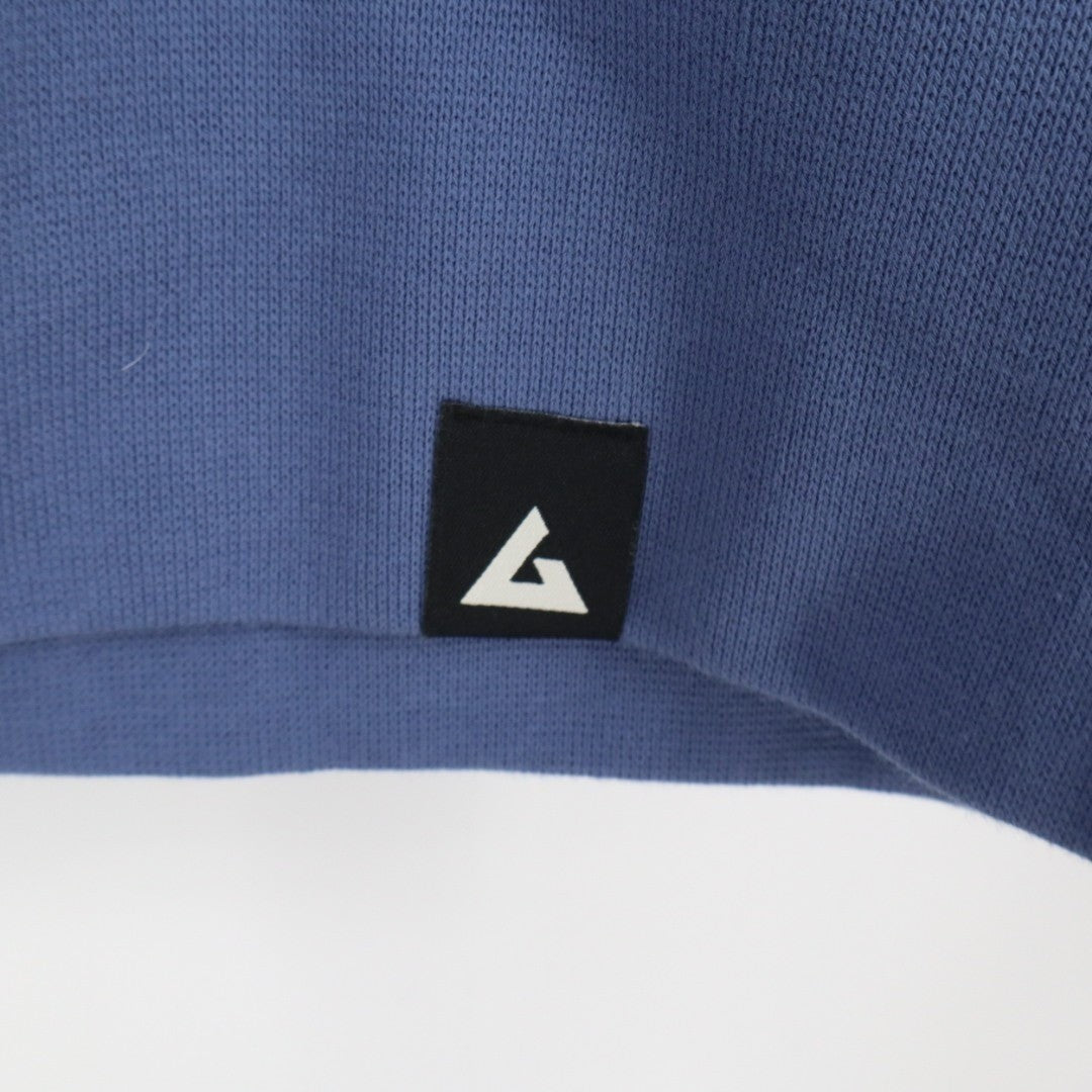 American Giant Classic Hoodie Mens S Blue Navy Full Zip Cotton Split Seam Vault
