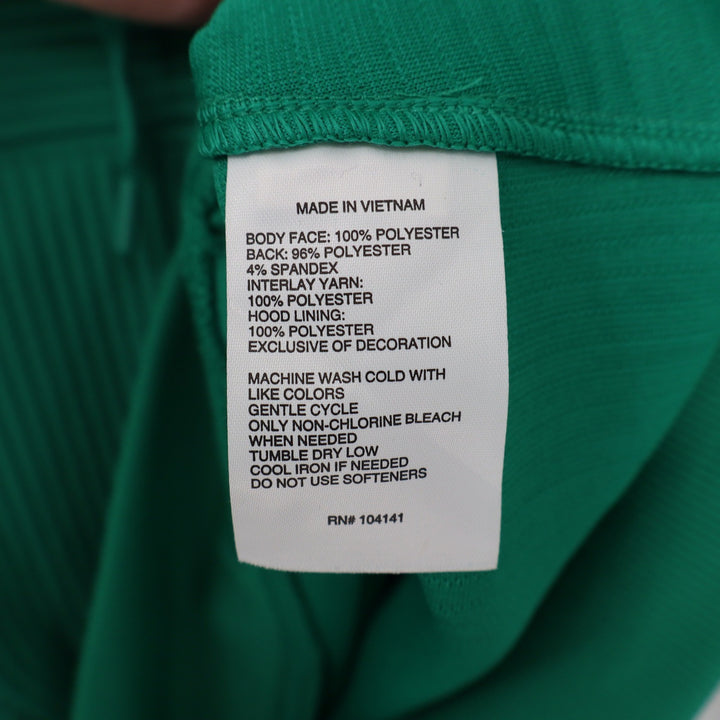 DSG Womens So Soft Ottoman Hoodie Melted Emerald Green Ribbed XS