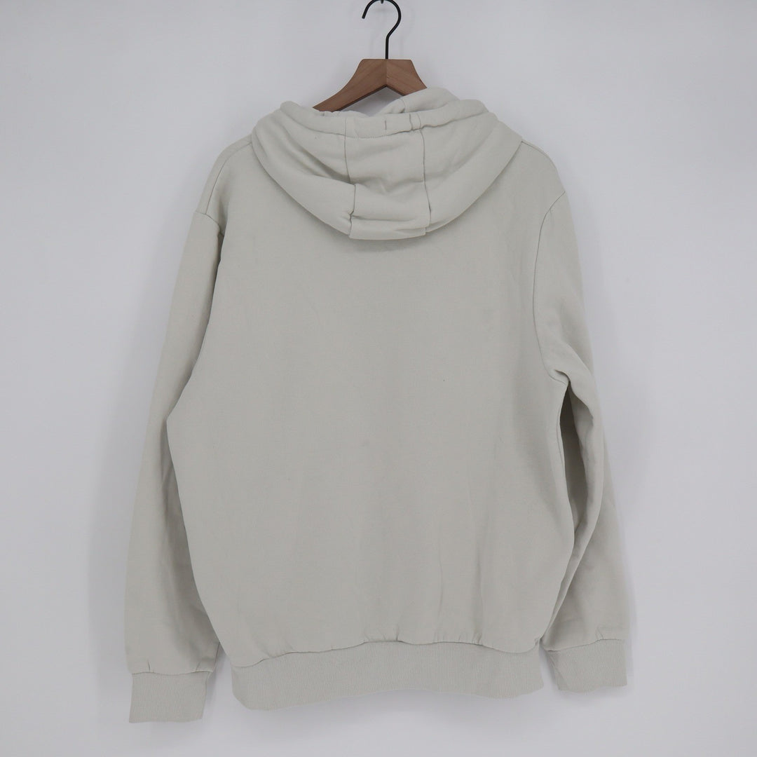 Sonneti London Mens XL Light Gray Embroidered Logo Fleece Hoodie