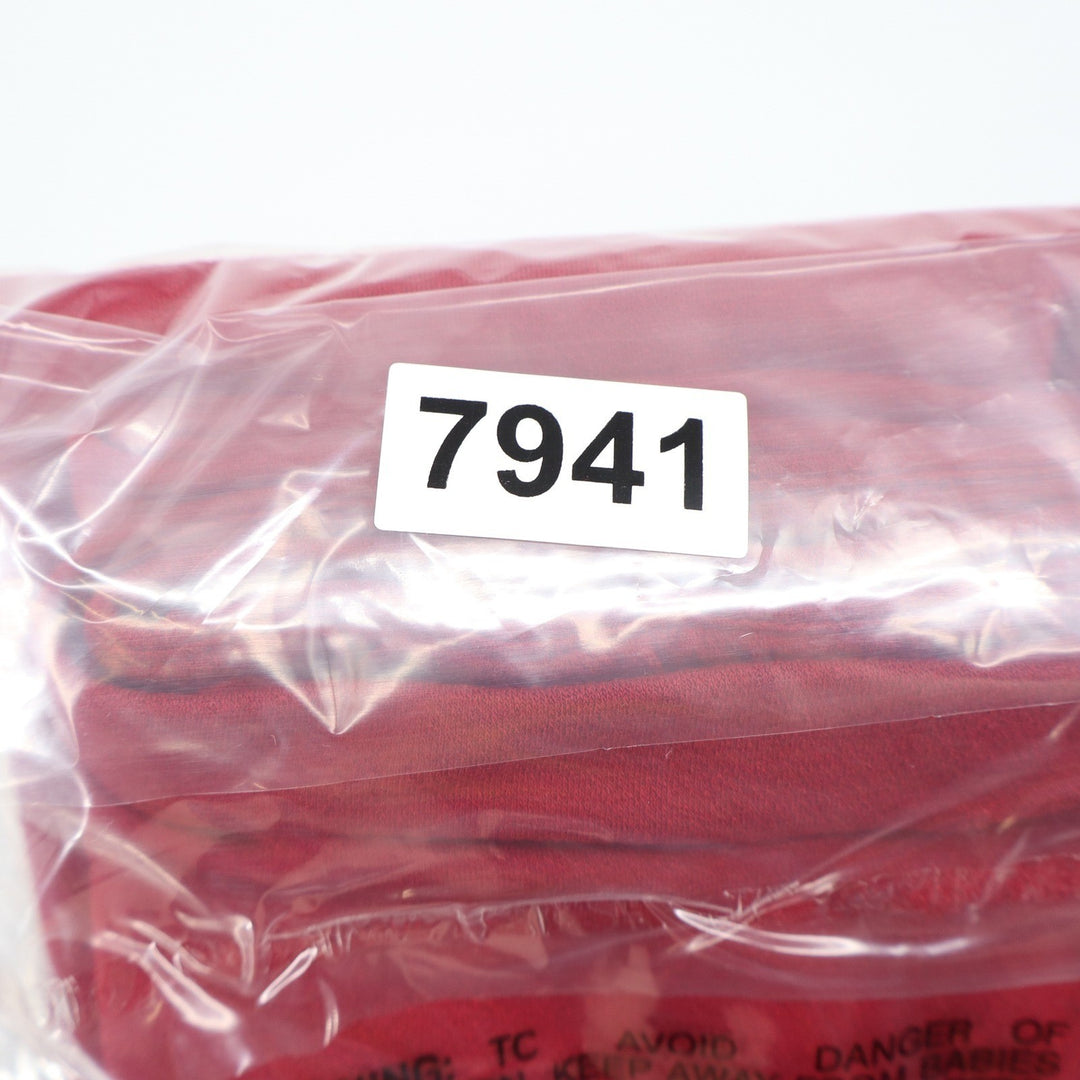 Naked Wardrobe Red High Waisted Bodycon Maxi Skirt Size M