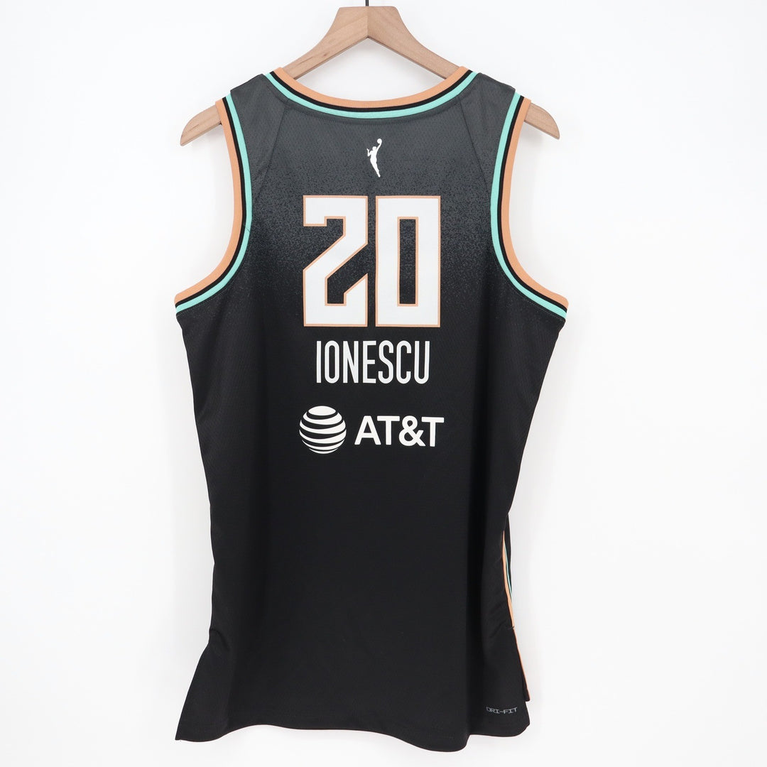 Nike New York Liberty Sabrina Ionescu #20 Explorer Edition Jersey Black M