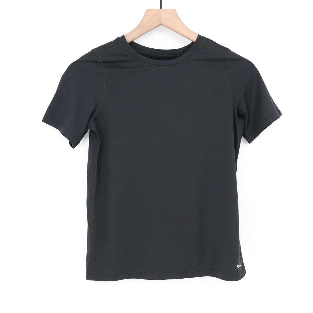 DSG Boys Movement Tee Pure Black Short Sleeve Athletic Shirt Size M 10-12 NEW