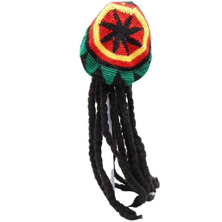 Unbranded Novelty Beanie Unisex OS Rasta Dreadlock Hat Multicolor Costume NEW