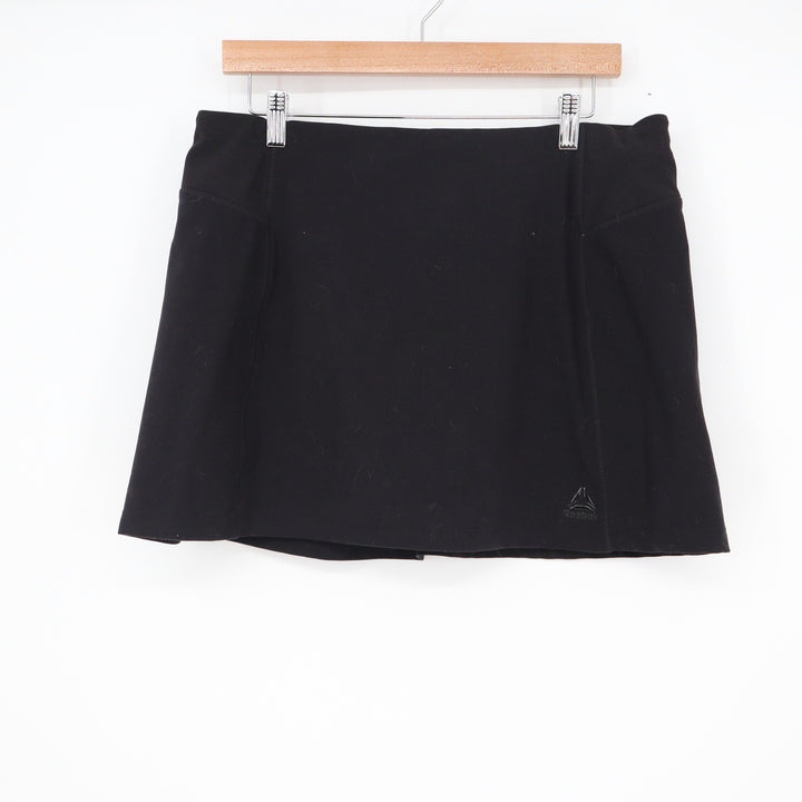 Reebok Womens Black Athletic Skort XL Built-in Shorts Pocket