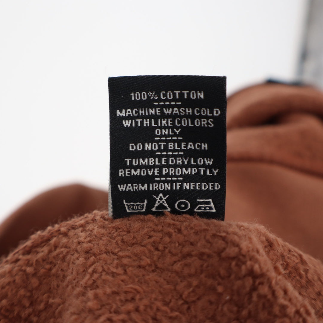 American Giant  Relaxed Classic Hoodie Mens Medium Rust Full Zip Cotton Fleece