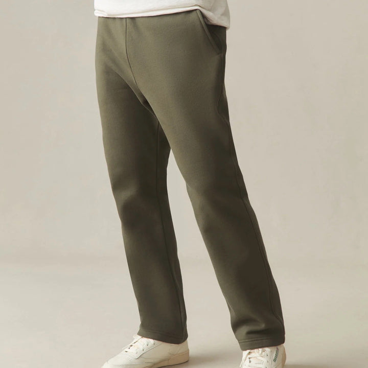 American Giant Sweatpants Mens Medium Olive Green Cotton Casual Straight Leg