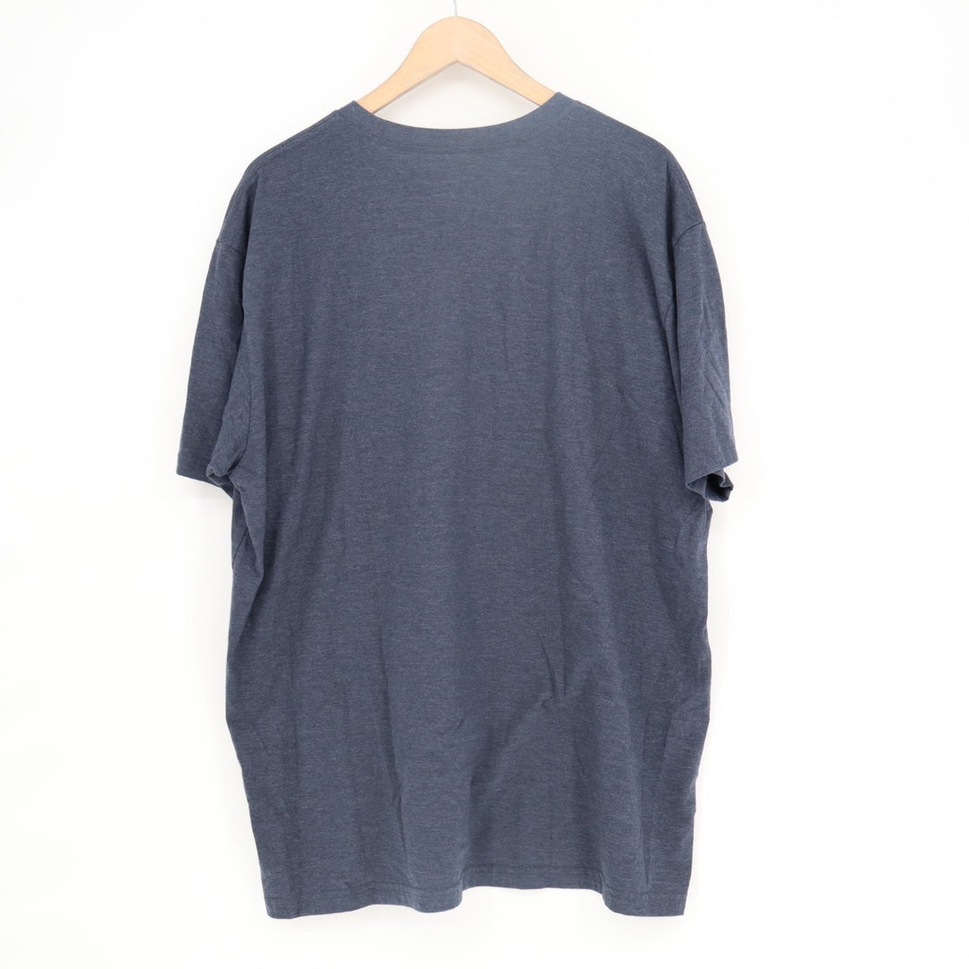 Fresh Clean Tees T-Shirt Mens 2XL Heather Blue Short Sleeve Crew Neck Pullover