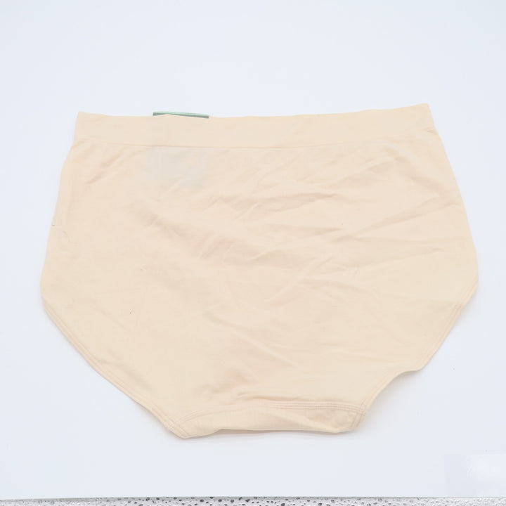 Bali One Smooth U All Over Smoothing Seamless Brief Panty Womens XL/8 Beige