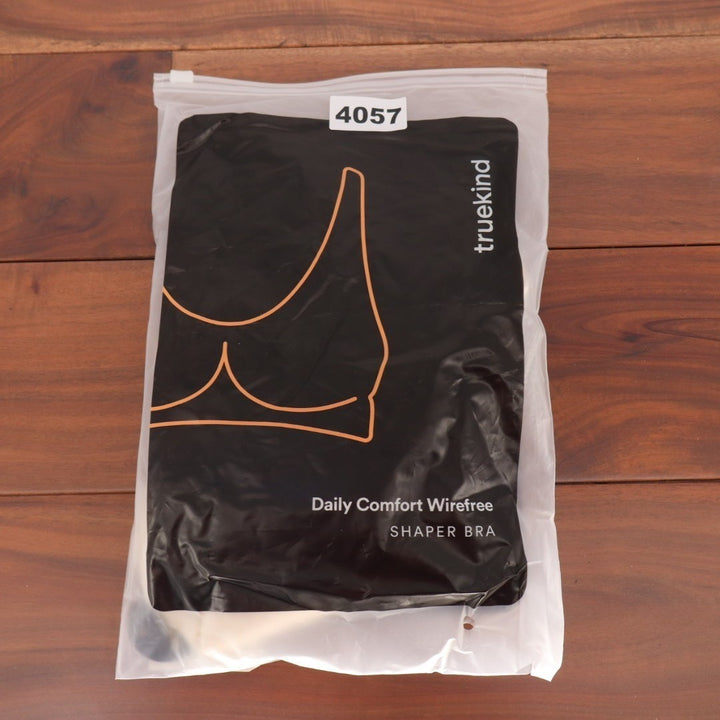 Truekind Daily Comfort Wireless Shaper Bra Women 3XL Beige Nylon Full Coverage