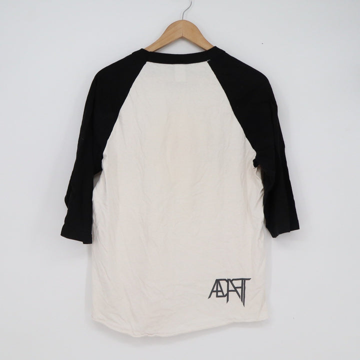 Adapt San Francisco Misfit Baseball Raglan Tee White Black Mens Medium