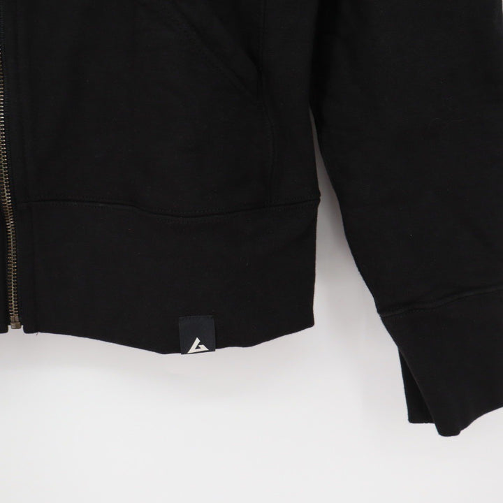 American Giant Womens Black Cotton Full Zip Hoodie Sweatshirt Size L