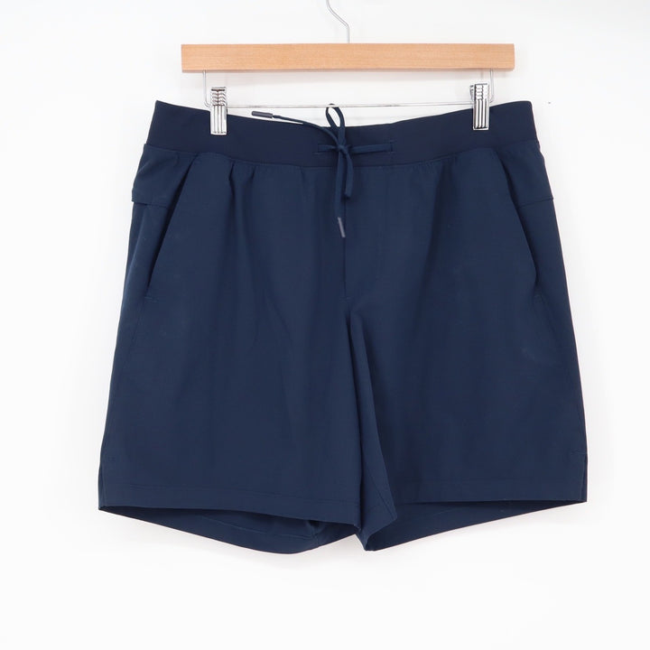 Lululemon Shorts Mens Large Commission Short 7" Warpstreme Navy Excellent