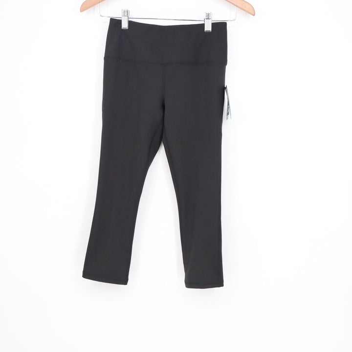 DSG Womens High Rise Capris Black Moisture Wicking XS