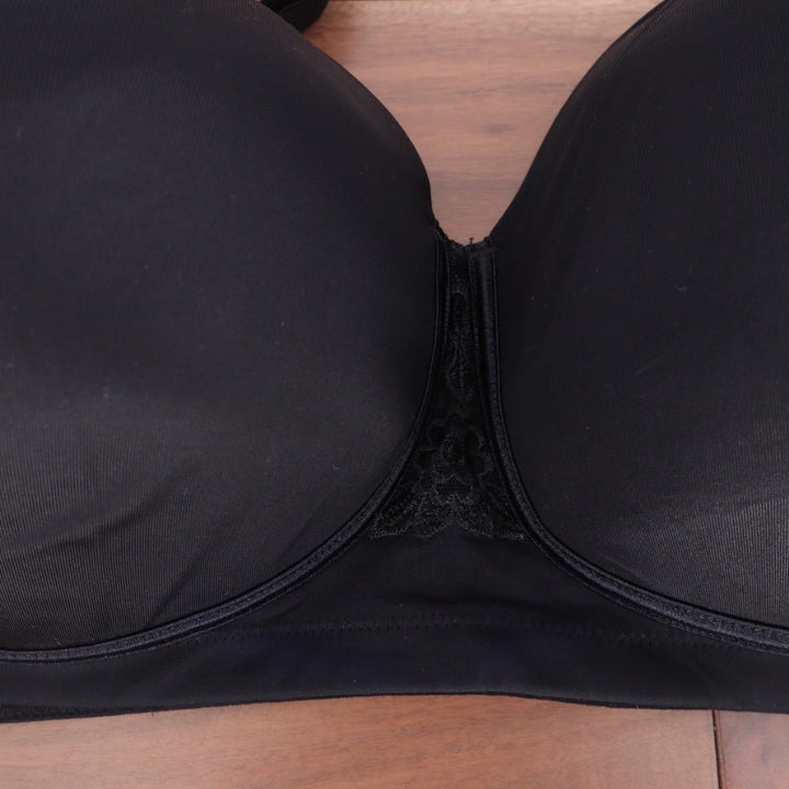 Vanity Fair Beauty Back Bra Women's 44DDD Midnight Black Full Figure Wirefree