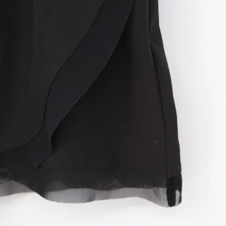 Calia Womens Black Mesh Pieced High Rise Performance Skort Size S