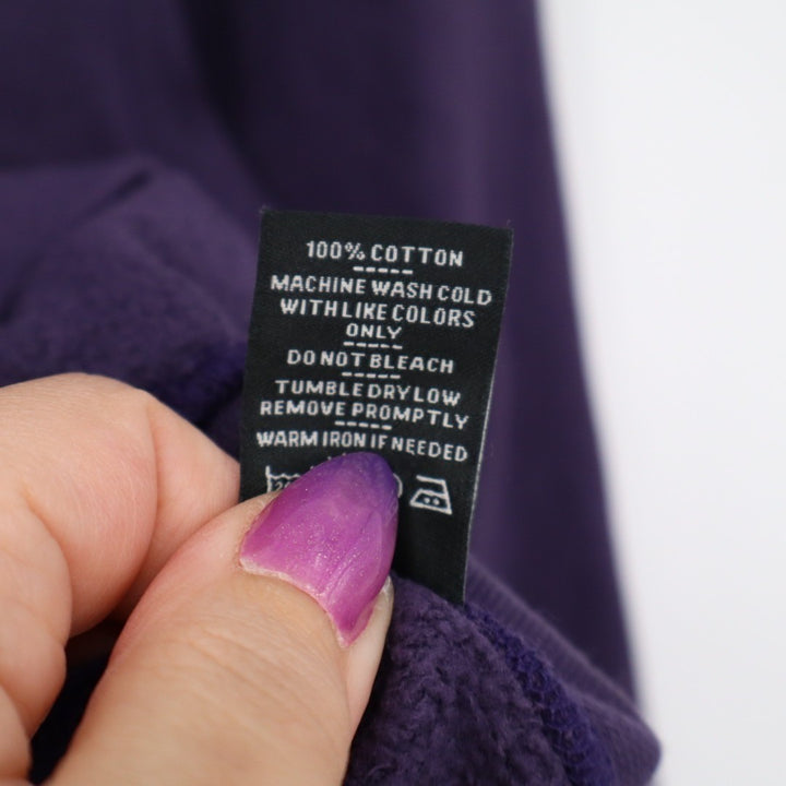 American Giant Hoodie Women Medium Purple Fleece Lined Kangaroo Pocket Full Zip