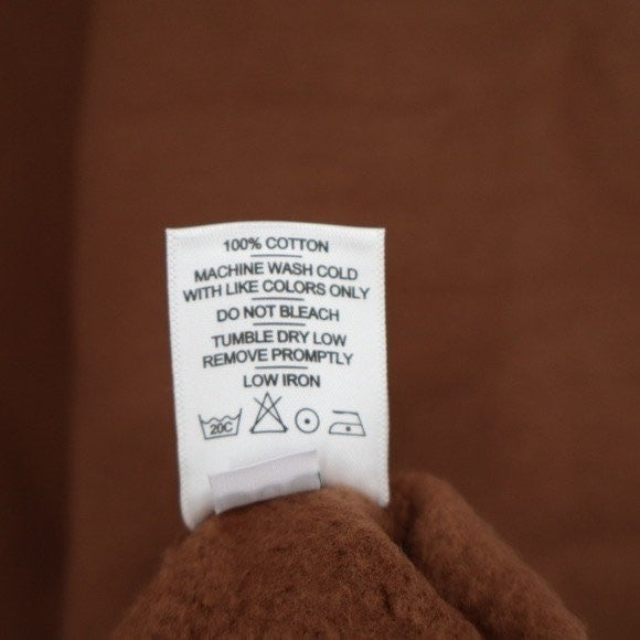 American Giant Midweight Sweatshirt Womens Medium Brown Fleece Lined Crew Neck