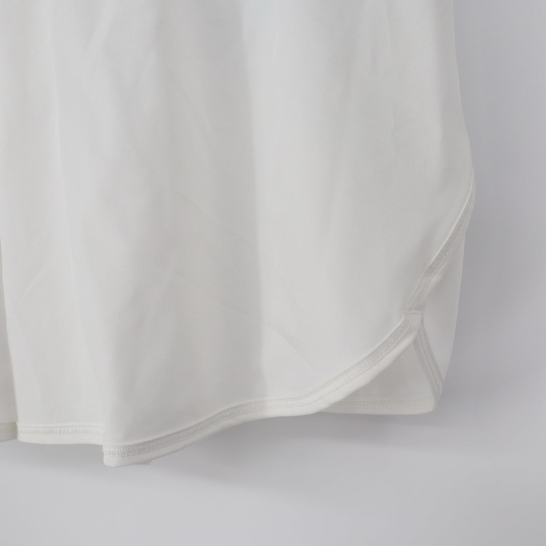 DSG Girls Stride Run Shorts Pure White XL 16 Moisture Wicking