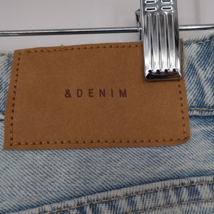 &DENIM H&M Light Wash Distressed Boyfriend Jeans Low Waist Size 0