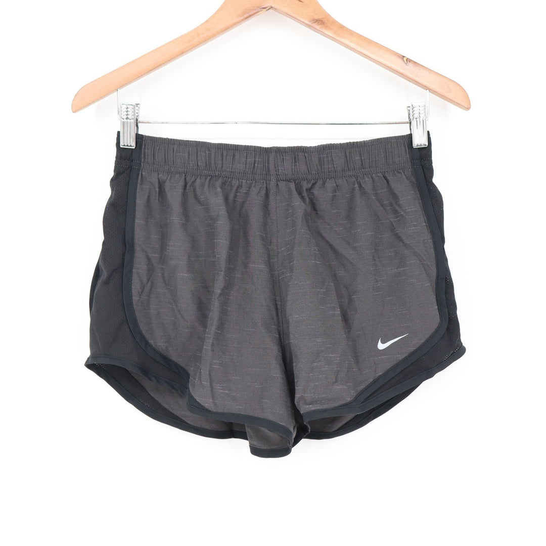 Nike Womens Dri-FIT 10K Running Shorts Gray Black Size S