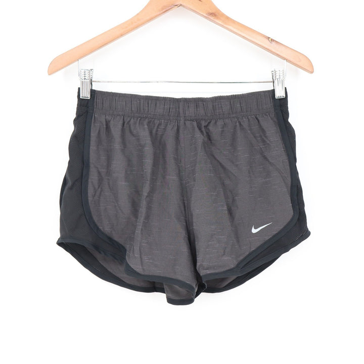Nike Womens Dri-FIT 10K Running Shorts Gray Black Size S