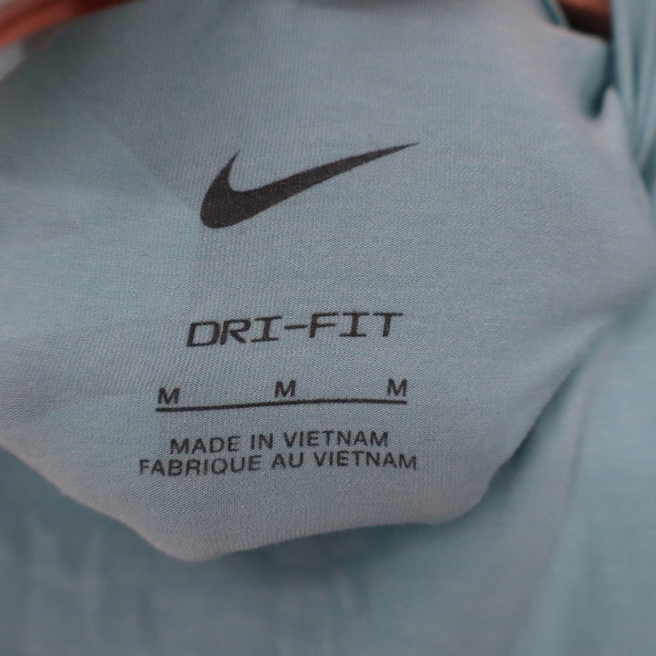 Nike Pro Womens Dri-FIT Crop Tank Top Teal Blue Size Medium NEW
