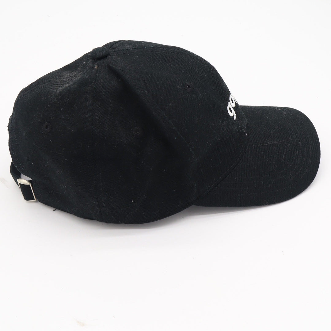 Gopuff Baseball Cap Mens Black Embroidered Logo Strapback Hat