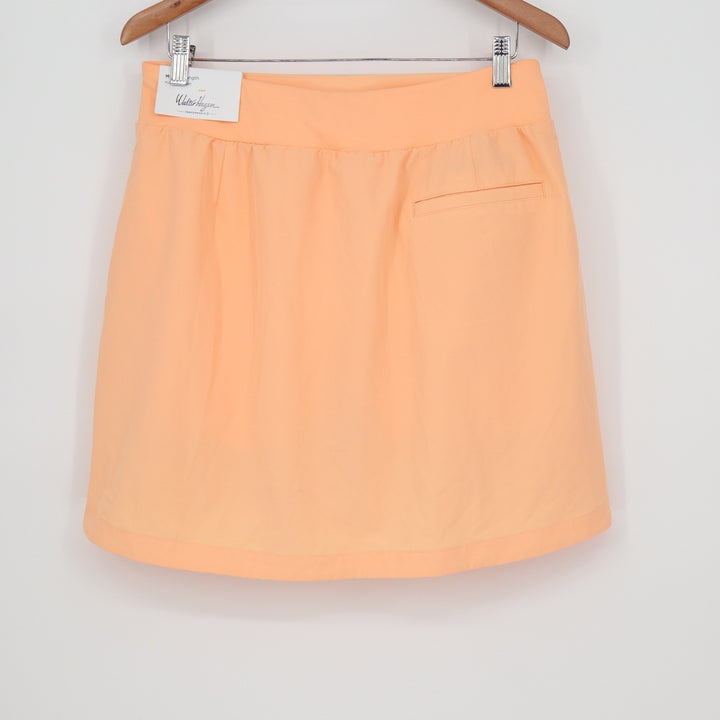 Walter Hagen Performance Golf Skort Peach Orange Womens Medium 18 Inch Length