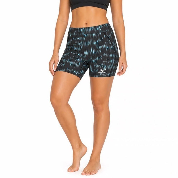 Mizuno Womens Nighthawk Sliding Short 905S Black Teal XL
