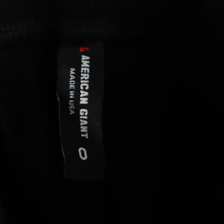 American Giant Ponte Kick Flared Pants Womens 0 Black Stretch Cropped Streetwear