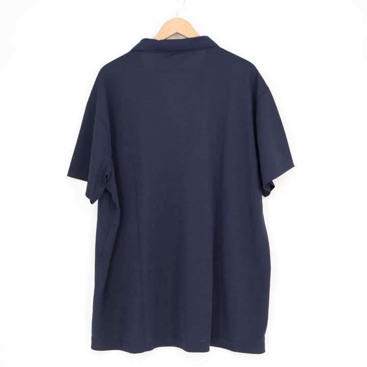 Polo Shirt Men's 3XL Navy Short Sleeve Spread Collar Golf Tennis Performance