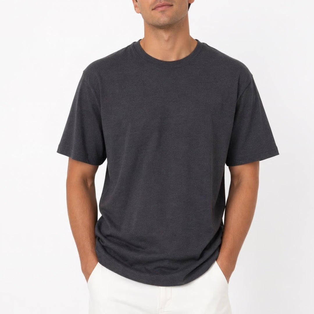 Fresh Clean Threads T-Shirt Men 2XL Black Cotton Short Sleeve Crew Neck Pullover