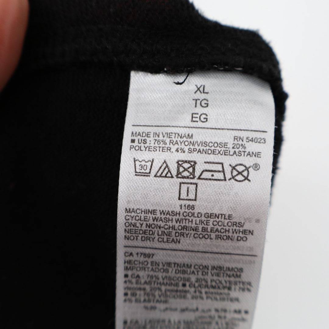 Old Navy Jogger Pants Womens XL Black Stretch Slash Pockets Drawstring Tapered