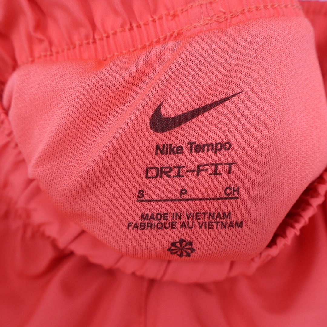 Nike Tempo Womens Dri-FIT Running Shorts Orange Coral Size S